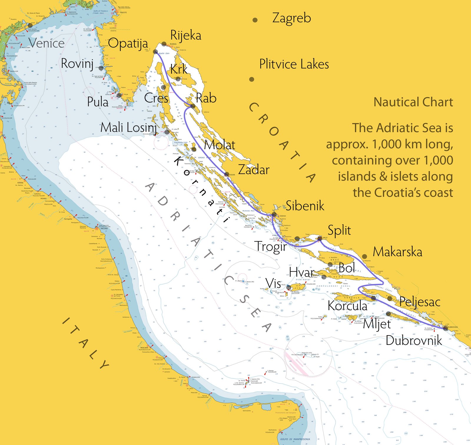 Adriatic Map 