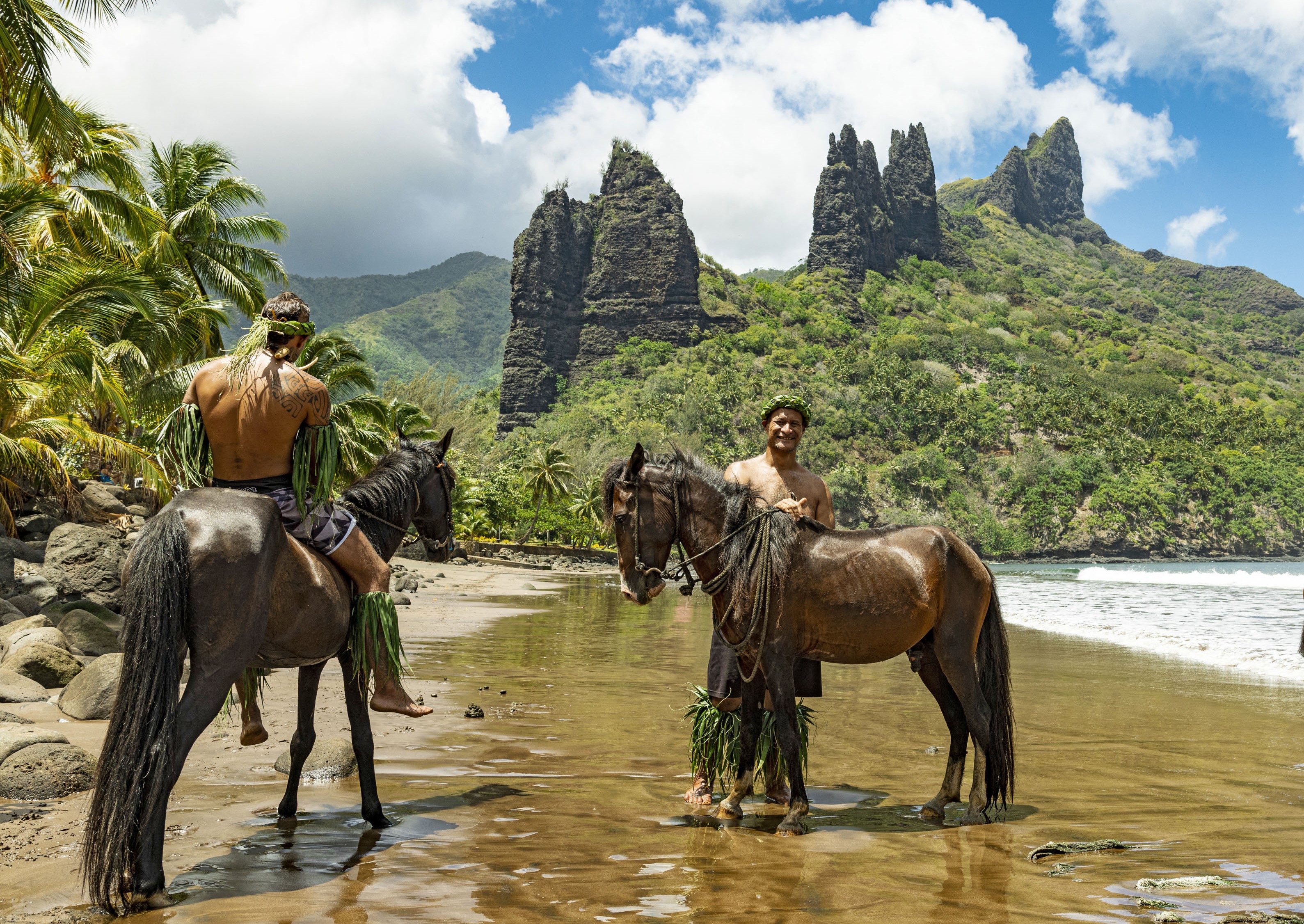 Aranui in the Marquesas islands